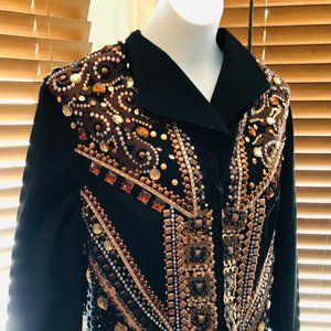 Showtime Show Vest and Showtime Black Shirt - Excellent Condition - AQHA shows